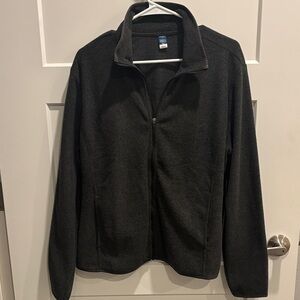 Old Navy Black Fleece Jacket